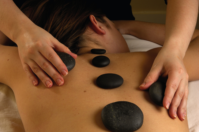 spa hot mineral stone treatment