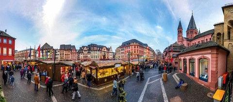 Die schönsten Weihnachtsmärkte am Rhein und Main