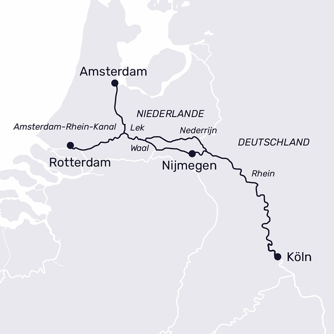Routenkarte Candlelight, Canals and Dutch Winter Atmosphere